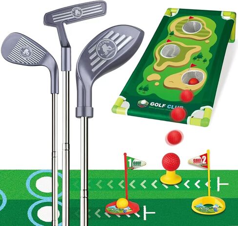 Golf Clubs Set Kids Golf Game Toys Birthday for Kids Aged 3+ in Kuwait