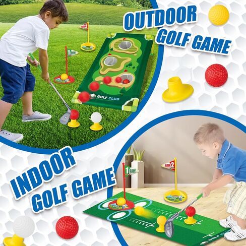 Golf Clubs Set Kids Golf Game Toys Birthday for Kids Aged 3+ in Kuwait