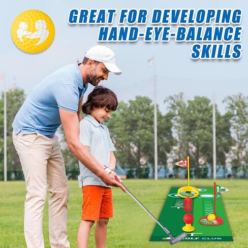 Golf Clubs Set Kids Golf Game Toys Birthday for Kids Aged 3+ in Kuwait