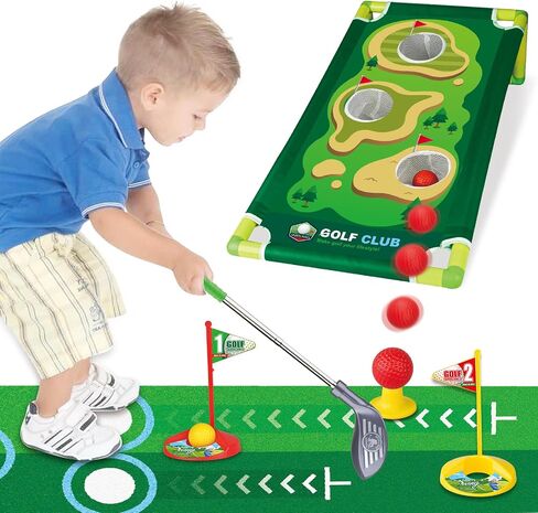 Golf Clubs Set Kids Golf Game Toys Birthday for Kids Aged 3+ in Kuwait