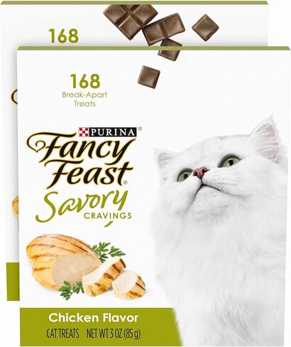 Purina Fancy Feast Limited Ingredient Cat Treats, Savory Cravings Salmon Flavor - 9 oz. Box in Kuwait