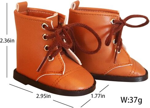 6 Pairs of 18-Inch Doll Boots, 18'' Doll Shoes American Doll Accessories 18 Inch Doll Accessories in Saudi Arabia