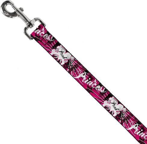 Buckle-Down Pet Leash - Punk Princess w/Piano Keys - 6 Feet Long - 1.5" Wide in Saudi Arabia