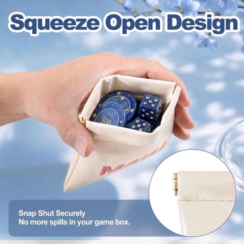 Natural Lapis Lazuli Mahjong Dice Set with MAHJ Bag in Saudi Arabia
