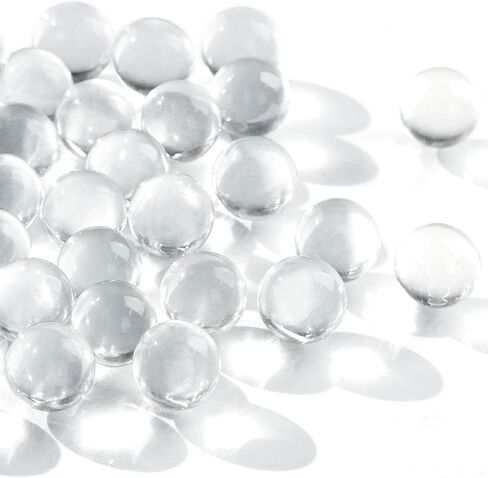 AMOR PRESENT 170 PCS Glass Marbles, 0.6 Inch Clear Mables Bulk in Kuwait
