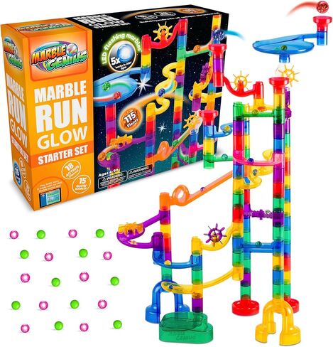 Marble Genius 300 pcs Glow Marble Race Track & STEM Toy for Kids Ages 4+ in Kuwait