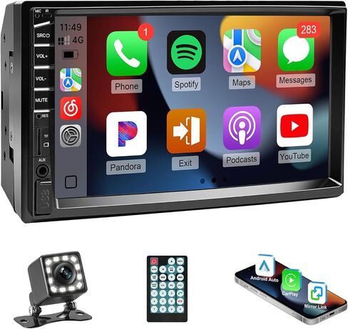Naifay Car Stereo Double Din Radio with Bluetooth Car Audio Receivers in Kuwait