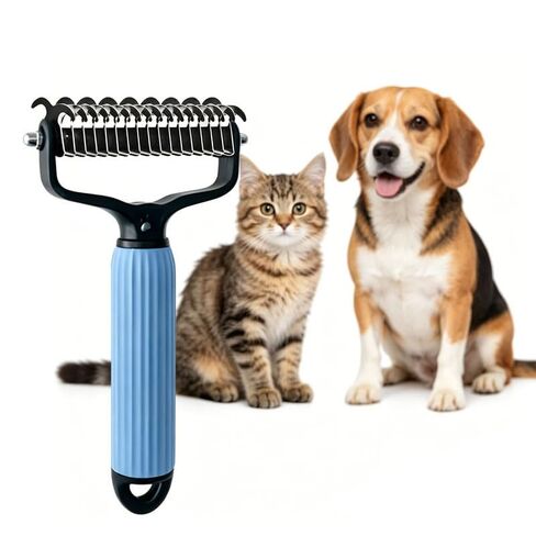 Dog Dematting Tool – Matt Splitters for Dogs, Cats, Rabbits, Long Haired Breed Pets – Effective Pet Dematting, Mat Remover, De-Matting Comb, or Dematter in Saudi Arabia