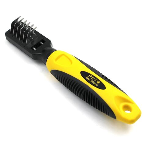 Pet Republique Dematting Tool for Dogs – Matt Splitters for Dogs, Cats, Rabbits, Long Haired Breed Pets – Effective Mat Remover, De-Matting Comb, or Dematter - Rake Super-Sharp Teeth Design in Saudi Arabia