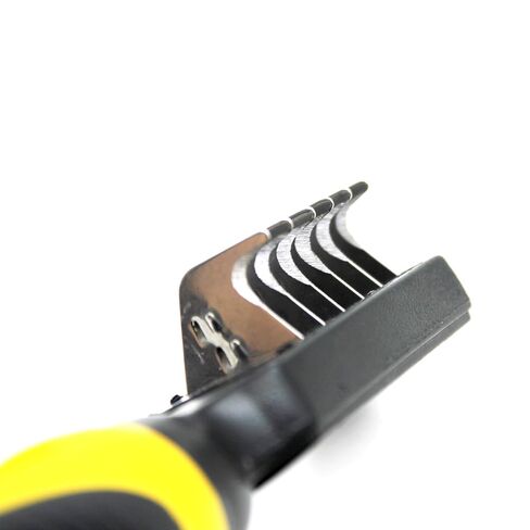 Pet Republique Dematting Tool for Dogs – Matt Splitters for Dogs, Cats, Rabbits, Long Haired Breed Pets – Effective Mat Remover, De-Matting Comb, or Dematter - Rake Super-Sharp Teeth Design in Saudi Arabia