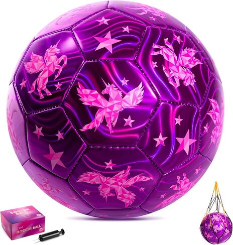 INPODAK Toddler Soccer Ball,Size 2 Soccer Ball Blue with Dinosaur Print in Saudi Arabia