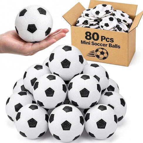 Civaner 20 Pcs Mini Soccer Ball for Kids 4 Inch Inflatable Rubber in Kuwait