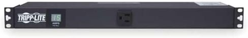 Tripp Lite Metered PDU, 20A, 12 Outlets (5-15/20R), 120V, L5-20P / 5-20P, 110-127V Input, 15 ft. Cord, 1U Rack-Mount Power, 2 Year Warranty (PDUMH20) black in Kuwait
