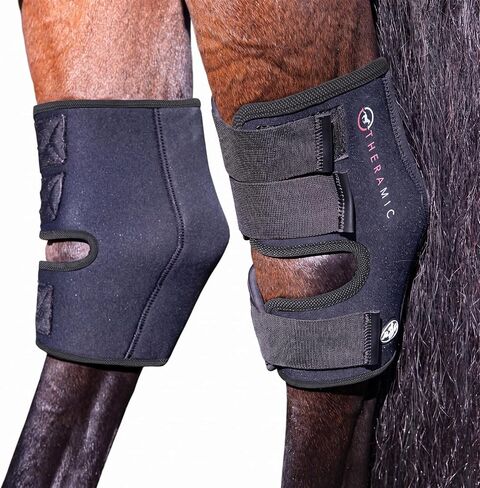 Professional's Choice Theramic Hock Boots | May help to increase blood circulation, reduce inflammation and ease pain |Sold in pairs | Small, Medium, Large in Saudi Arabia