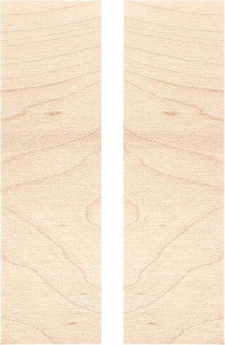 Chunful 4 Pcs Curly Maple Knife Handle Material in Kuwait