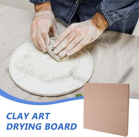 Pottery Wedging Board for Ceramic Artists, 30cm Fiberboard in Kuwait