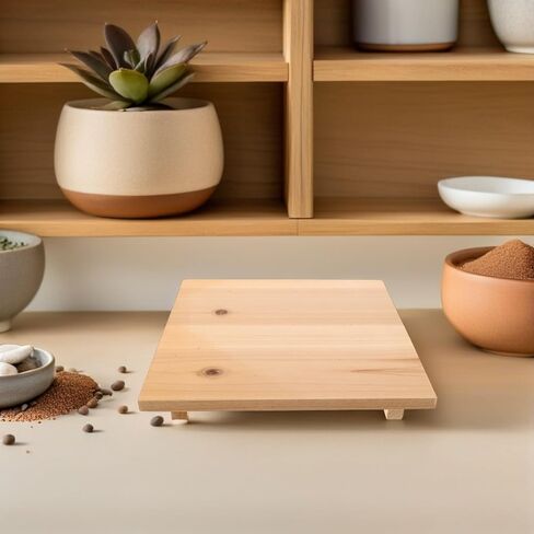 Wood Pottery Drying Board for Beginners and Hobbyists, Beige in Kuwait