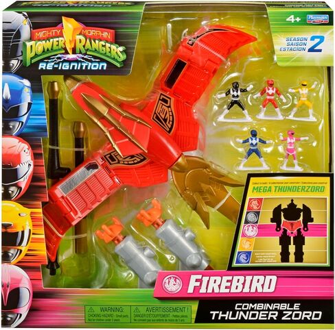 Power Rangers Mighty Morphin Re-Ignition - Firebird Combinable Thunderzord (Season 2) by Playmates Toys in Kuwait