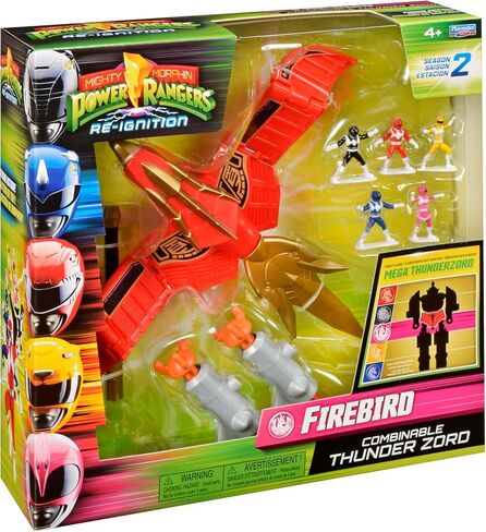 Power Rangers Mighty Morphin Re-Ignition - Firebird Combinable Thunderzord (Season 2) by Playmates Toys in Kuwait