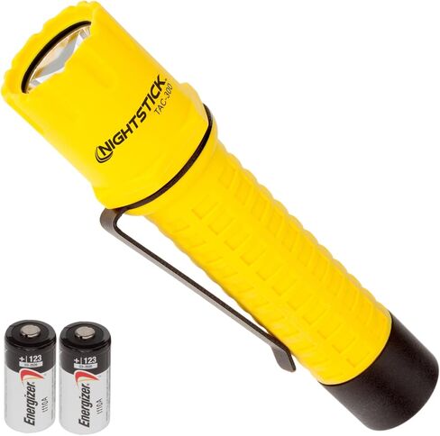 Nightstick TAC-310XL Xtreme Lumens بوليمر مصباح يدوي تكتيكي غير قابل لإعادة الشحن، 5.5 بوصة، أسود in Kuwait