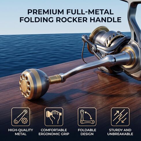 Fishing Equipment Rocker Arm Folding Rocker Spinning Wheel Long Cast Round Fishing Reel Accessories Rocker Grip Pill in Kuwait