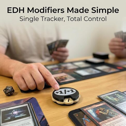 6/10 Pack MTG +1/+1 Counter & -1/-1 Spin Tokens, Single Sided 0-9 Hollow Out Number Trackers for MTG Commander EDH, TCG Card Game (10) in Saudi Arabia