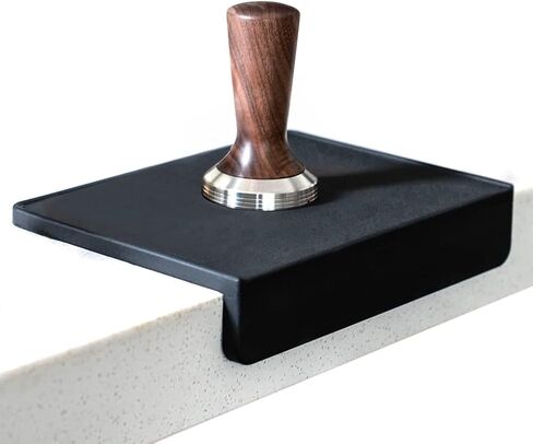 Espresso Tamping Mat, Coffee Tamper Mat, Black Silicone Food Grade Pad, 8Inch X 6Inch Coffee Tamp Station, Espresso Accessory, Waterproof and Heat Resistant in Kuwait
