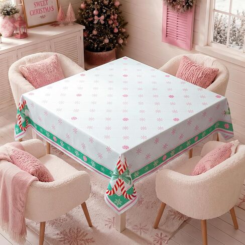 Light Pink Classic Scalloped Mahjong Tablecloth Mahjong Cards Table Cover in Kuwait