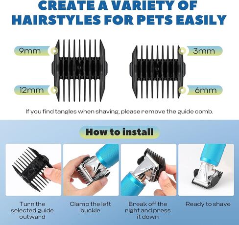 300W Dog Clippers for Grooming, with 3-Speed Control for 5/6/7K RPM in Saudi Arabia