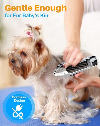 Dog Grooming Kit - Dog Clippers for Grooming Silver in Kuwait