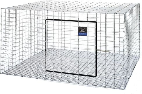 LITTLE GIANT Wire Rabbit Hutch - Pet Lodge - Heavy Duty Galvanized Rabbit Home, Easy to Assemble (24" x 24") (Item No. AH2424) in Kuwait