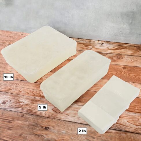 Primal Elements Clear Soap Base - Moisturizing Melt and Pour Glycerin Soap Base for Crafting and Soap Making, Easy to Cut, Unscented - 2 Pound in Saudi Arabia