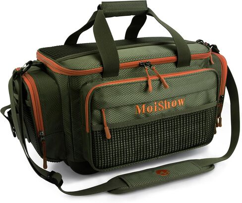 Fishing Tackle Box Bag - Fishing Bags for Saltwater or Freshwater (#Green) Fishing Tackle Bags - Padded Shoulder Strap - Tackle Bag for 3600 3700 Tackle Box in Kuwait