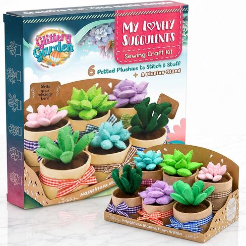 Glittery Garden Mosaic Craft Kit to Decorate Coaster with Glass Tiles in Saudi Arabia