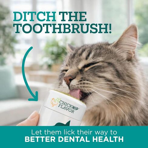 Twist + Lick Brush Free Dental Gel for Cats, 30 Day Supply, Fresh Breath in Kuwait