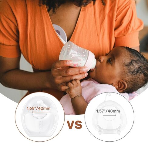 NCVI Breast Milk Collector, Milk Catcher, Breast Shells Protect Sore Nipples for Breastfeeding, Reusable Breastmilk Saver, Wearable Nursing Cups, Letdown Catch Discreet, BPA Free, 2.3oz/70ml, 1PIC in Saudi Arabia