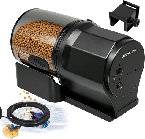 Automatic Fish Feeder for Aquarium One-Touch Easy Setup with 8/12/24 Timers in Kuwait