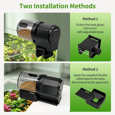 Automatic Fish Feeder for Aquarium One-Touch Easy Setup with 8/12/24 Timers in Kuwait