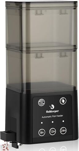 fishkeeper Automatic Fish Feeder for Aquarium, 320ML, 8H/10H/24H Timer in Saudi Arabia