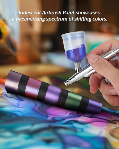 Roizefar Airbrush Paint, 44 Colors with 6 Thinner for Models & Crafts in Kuwait