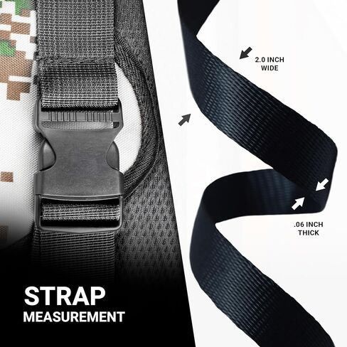 Strapworks Heavyweight Polypropylene Webbing - Heavy Duty Poly Strapping for Outdoor DIY Gear Repair, 2 Inch x 10 Yards - Khaki in Kuwait