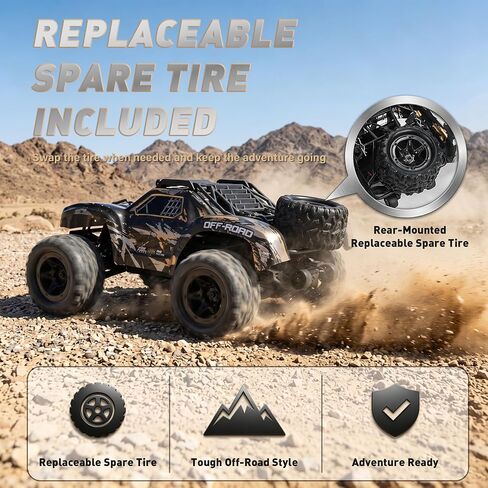 RC Car for Adults 40KPH,1/18 RC Car,All Terrain Fast Remote Control Car in Kuwait