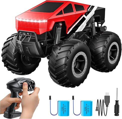 Remote Control Car Off-Road Pick-up Truck, 4WD Amphibious RC Trucks Toy RC Cars for All Terrain, 1:16 Scale Hobby Monster Truck Toys 2.4GHz Vehicles Kids Gifts for Boys/Girls Age 6 7 8 9 10-12+ in Kuwait