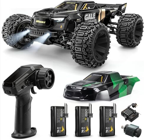 UDIRC 1/14 Brushless RC Cars, Fast RC Max 40mph, 3 Batteries, 4WD Off Road in Kuwait