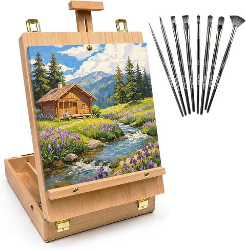 Easel for Painting Tabletop Easel 13 4/5 by 11 2/5 in in Saudi Arabia