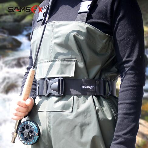SAMSFX 2" Adjustable Fishing Wader Belt Duty Wading Belts Fits to 55" Waist Straps in Saudi Arabia