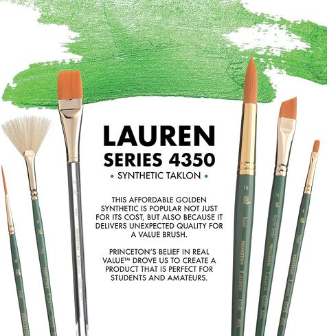 Princeton Lauren Paintbrush, Size 4, Evergreen in Kuwait