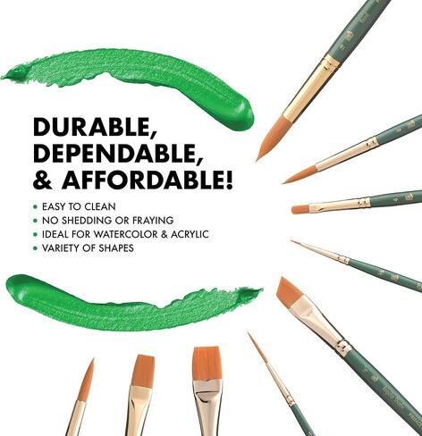 Princeton Lauren Paintbrush, Size 4, Evergreen in Kuwait
