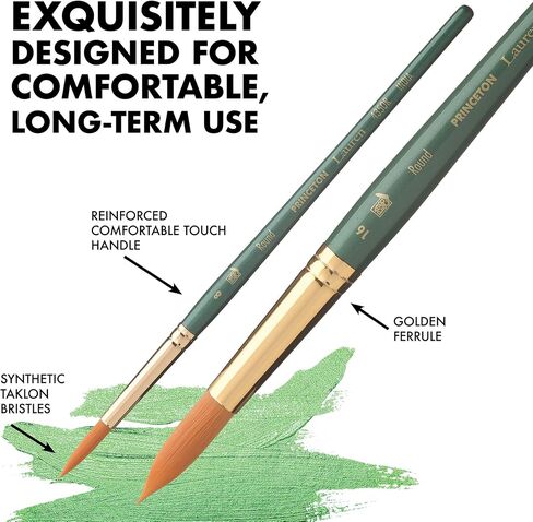 Princeton Lauren Paintbrush, Size 4, Evergreen in Kuwait
