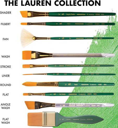 Princeton Lauren Paintbrush, Size 4, Evergreen in Kuwait